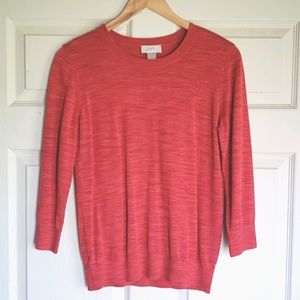Coral, Orange, Red Sweater by Loft